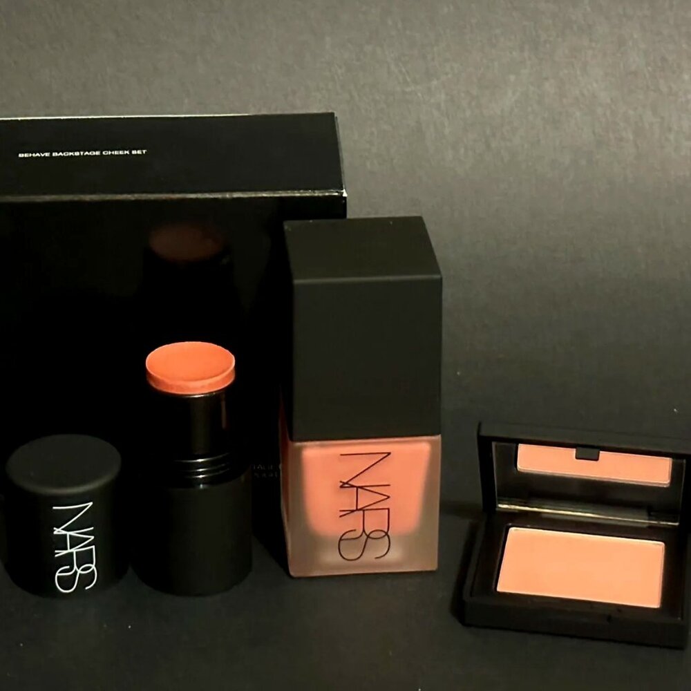 NARS Behave Backstage Cheek Set Liquid Blush Powder Blush The Multiple